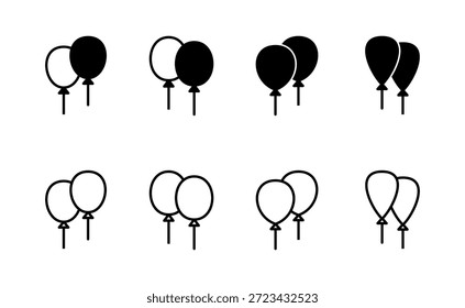 Icono de globo Vector. Signo y símbolo del globo del partido