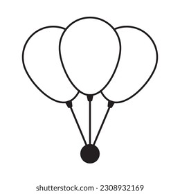 balloon icon vector template illustration logo design