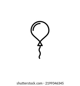 Balloon icon for web and mobile app. Party balloon sign and symbol