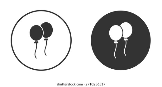 Balloon icon for website design, logo for web and apps.