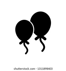 Balloon icon,vector illustration. Flat design style. vector balloon icon illustration isolated on White background, balloon icon Eps10. balloon icons graphic design vector symbols.