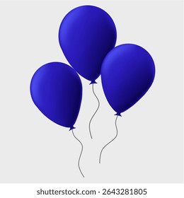 balloon illustration for birthday, celebration, new year or other design assets