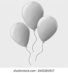 balloon illustration for birthday, celebration, new year or other design assets