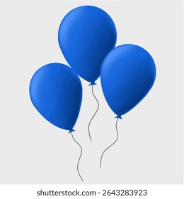 balloon illustration for birthday, celebration, new year or other design assets