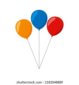 Balloon isolated on white background