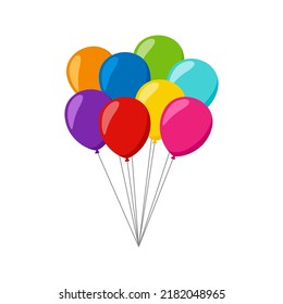 Balloon isolated on white background