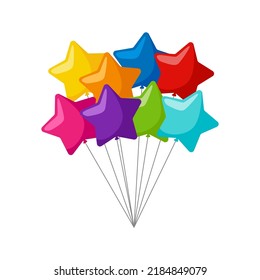 Balloon isolated on white background
