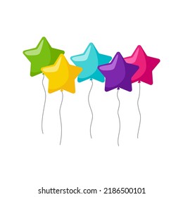 Balloon isolated on white background