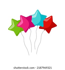 Balloon isolated on white background
