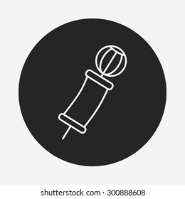 balloon line icon