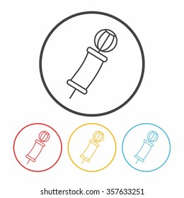 balloon line icon