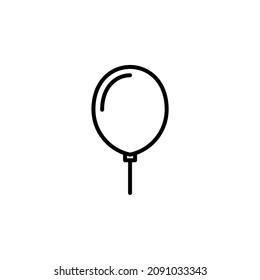Icono de línea de globo, vector, ilustración, plantilla de logotipo. Idóneo Para Muchos Fines.