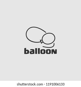 the balloon logo design