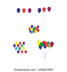 balloon logo stock illustration design