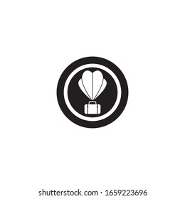 Balloon logo template vector icon design