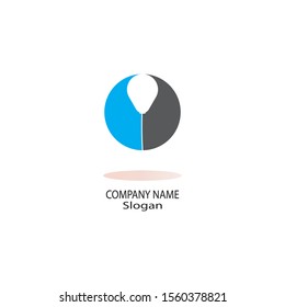 Balloon logo vector template icon illustration