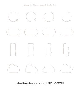 It is the balloon material of the hand-drawn style line drawing.
Vector image.