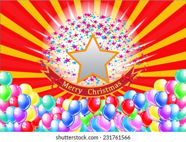Balloon Merry Christmas