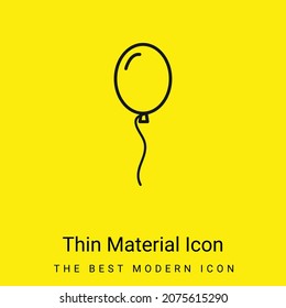 Balloon Minimal-Symbol für hellgelbes Material