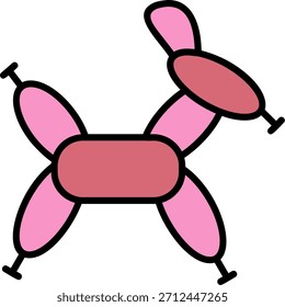 Vector de diseño de iconos Nuevos de modelado de globos