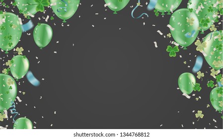 Balloon on a  background. Festive rubber ball filled with helium streamers and balloons,  celebrate background