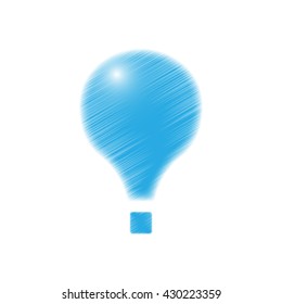 Balloon on a white background.