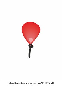 Balloon on a white background