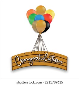 balloon ornament for decoration vector eps