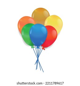 balloon ornament for decoration vector eps
