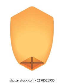 icono del globo de papel de mediados de otoño