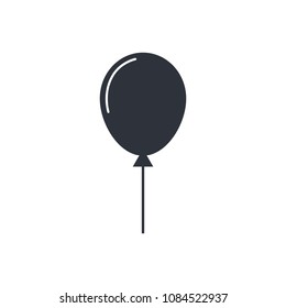 balloon party icon vector