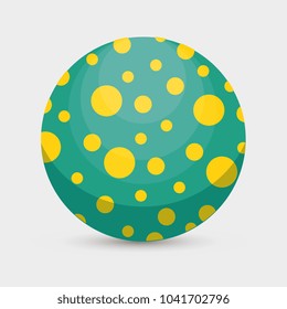 balloon plastic toy isolated icon