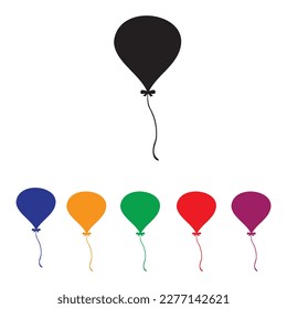 balloon related icons set isolated on background,good choice for your awesome project