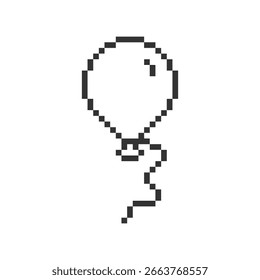 balloon retro cute pixel art