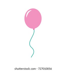 balloon with ribbon decoration celebration festive