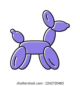balloon sculpture color icon vector. balloon sculpture sign. isolated symbol illustration