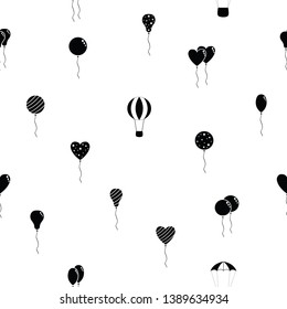 balloon seamless pattern background icon.