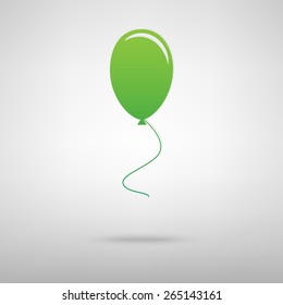 Balloon sign icon