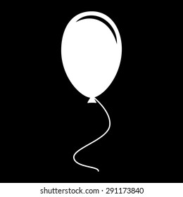 Balloon sign icon
