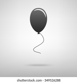 Balloon sign icon