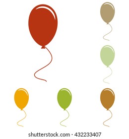 Balloon sign illustration