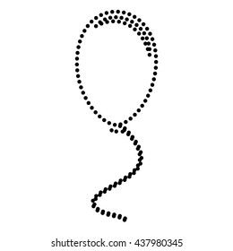 Balloon sign illustration