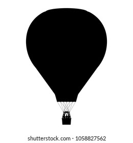 Balloon silhouette vector