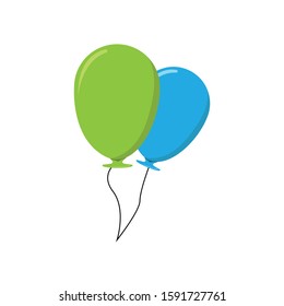 Balloon simple illustration clip art vector