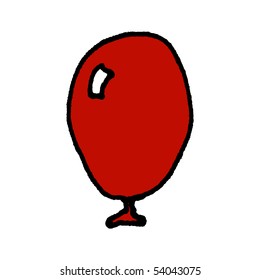Balloon sketch. Vector.