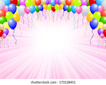 Balloon sky soap bubbles