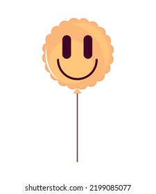 sonrisa globo sonrisa cara icono aislado