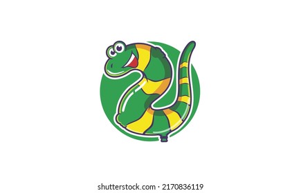 Balloon Snake Character Design für Ihre Projekte