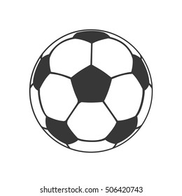 balloon soccer isolated icon vector illustration design
