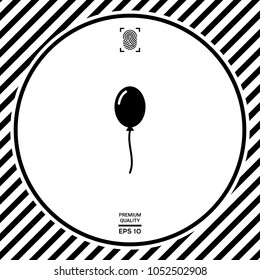 Balloon symbol icon
